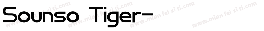 Sounso Tiger字体转换